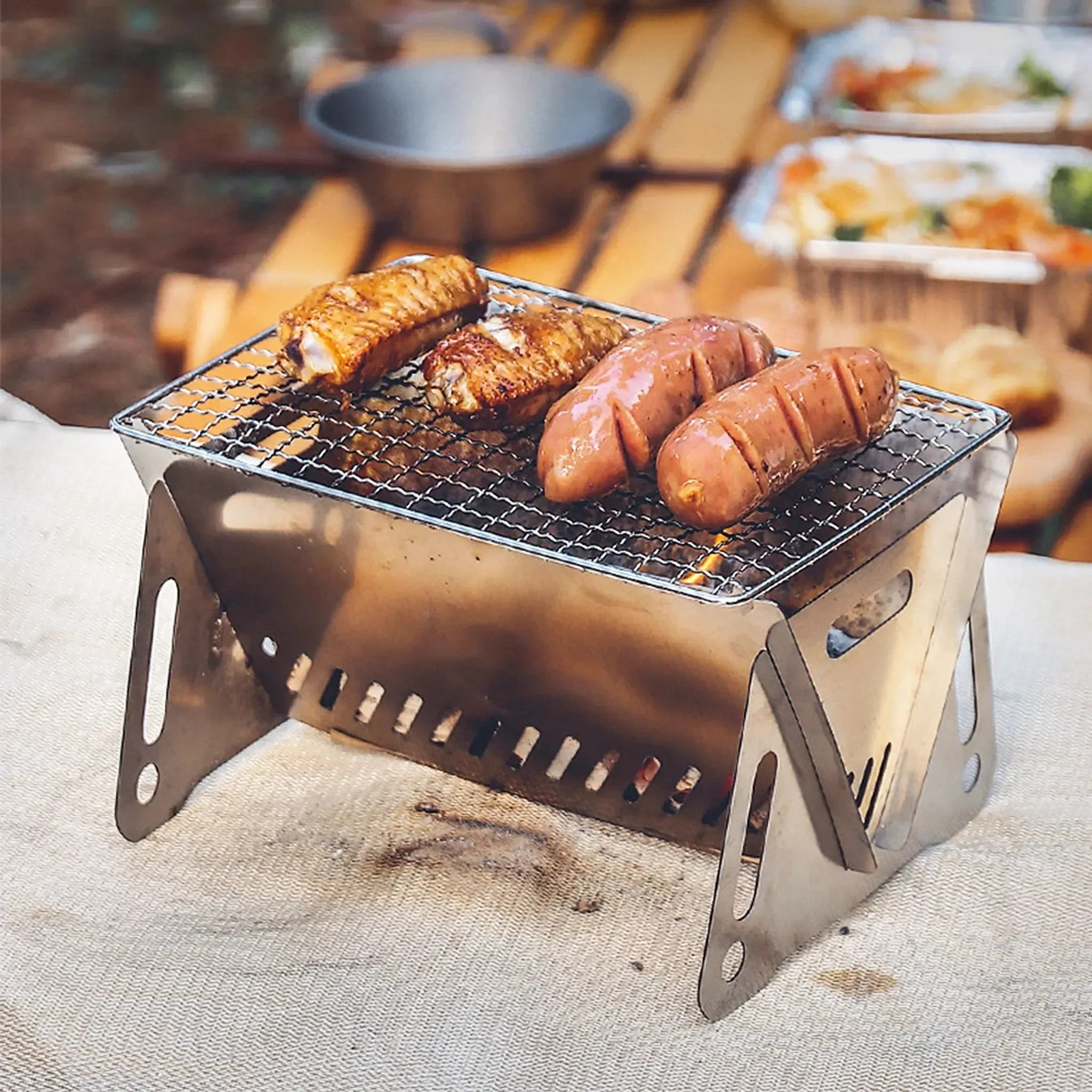 Tragbarer Klappgrill – PORTOGRILL